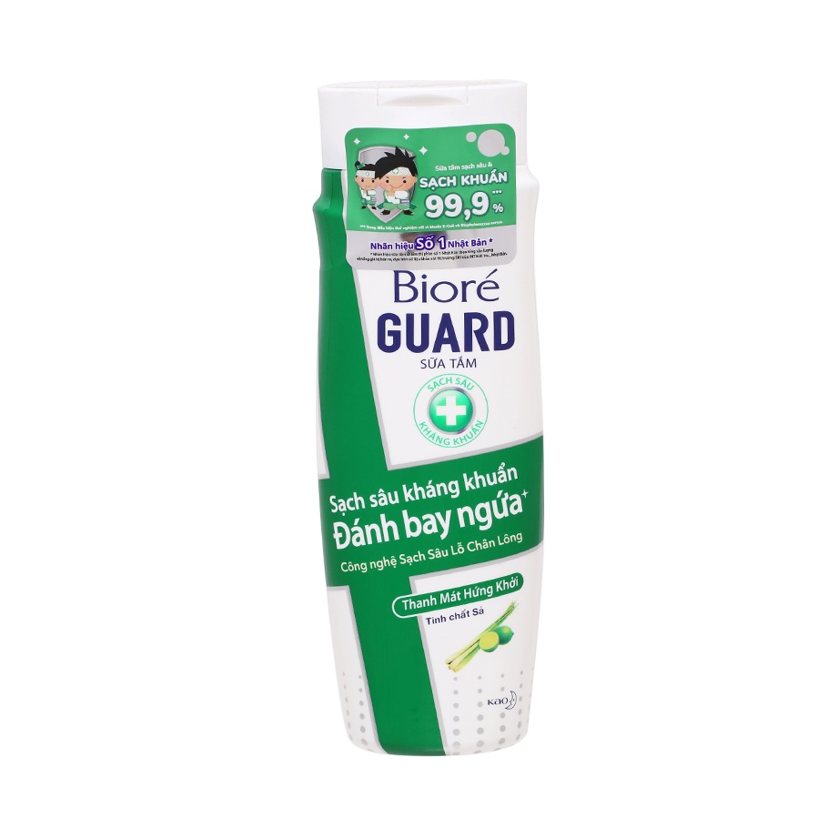 SỮA TẮM BIORE DIỆT KHUẨN SẢ & BƯỞI 220G