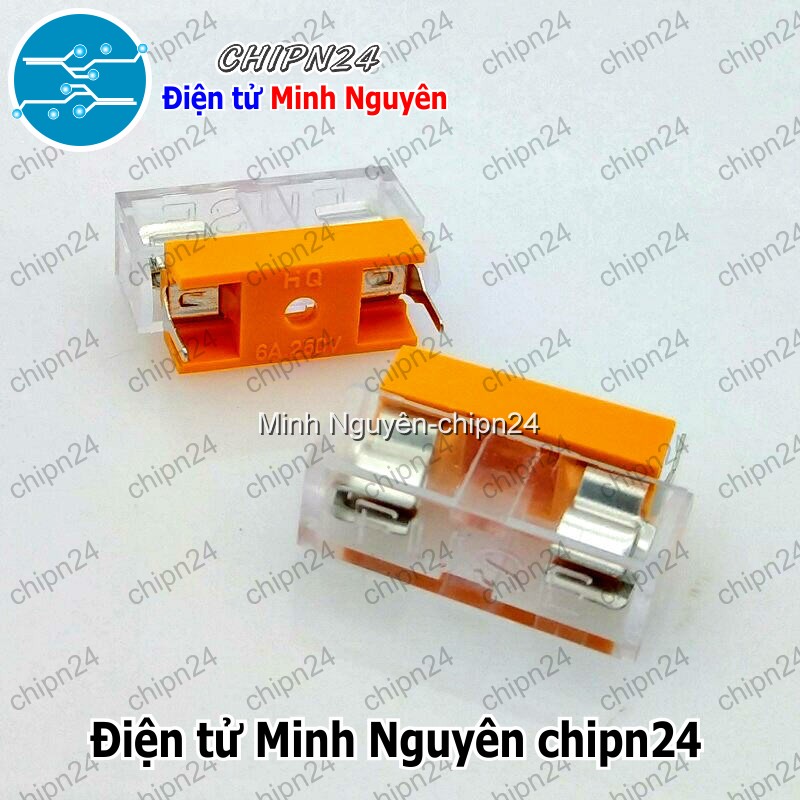 [3 cái] (F179.2) Đế Cầu Chì 5x20mm Nâu - HH000944