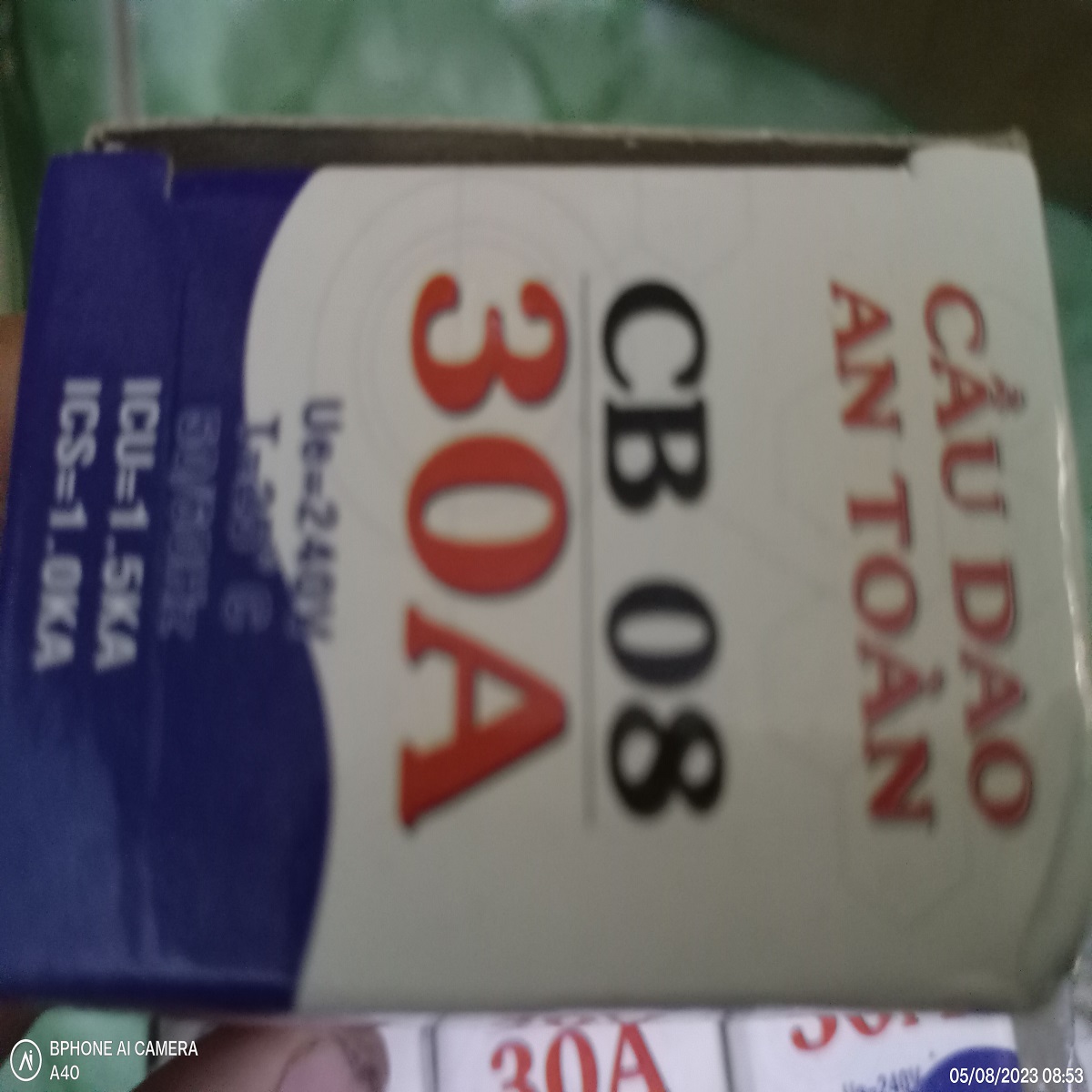 Cầu dao an toàn CB Conip công suất 30A