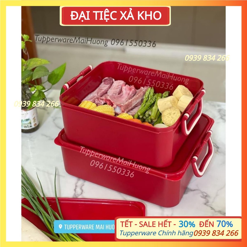 [Xả Kho Tết] Tupperware - Bộ hộp bảo quản thực phẩm ngâm