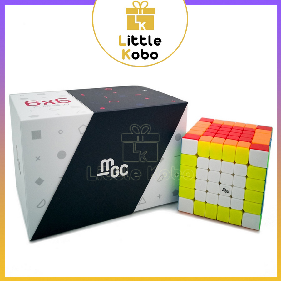 Rubik 6x6 YJ MGC 6x6 Có Nam Châm Stickerless Rubic Không Viền 6 Tầng Hãng