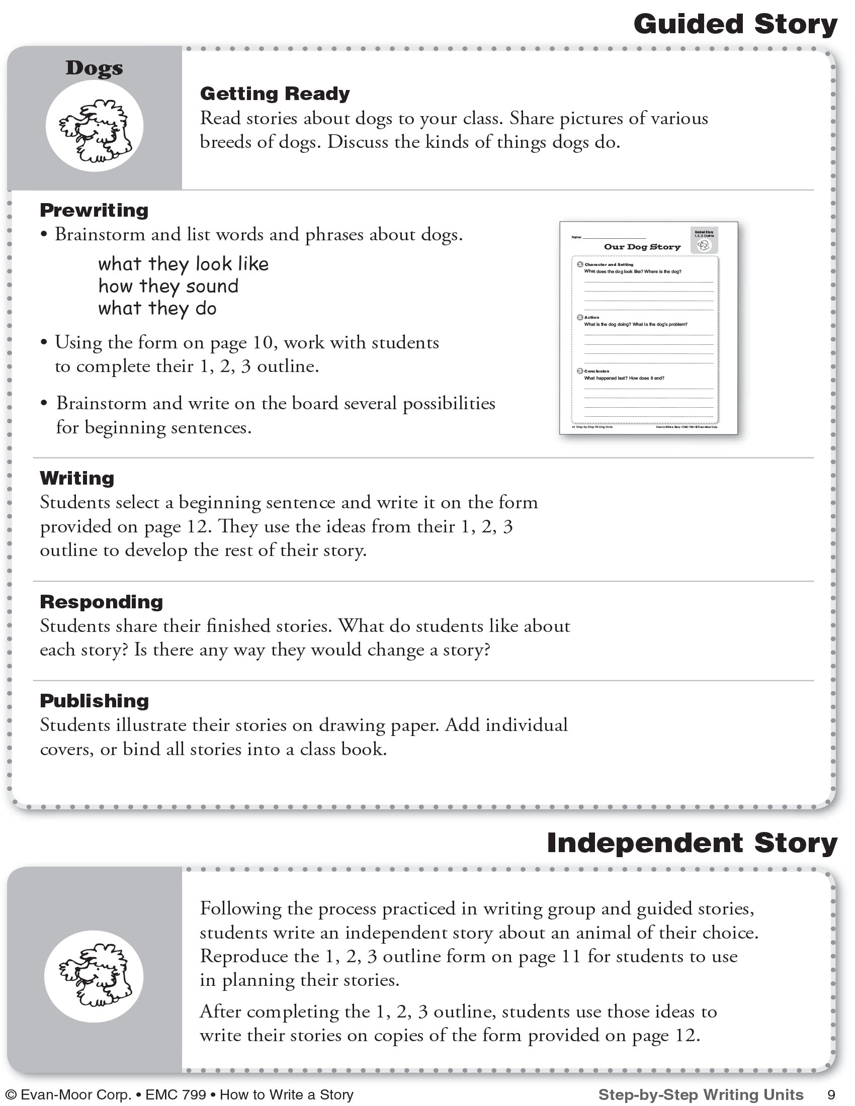 How to write a story grade 1-3 (Sách đen trắng)
