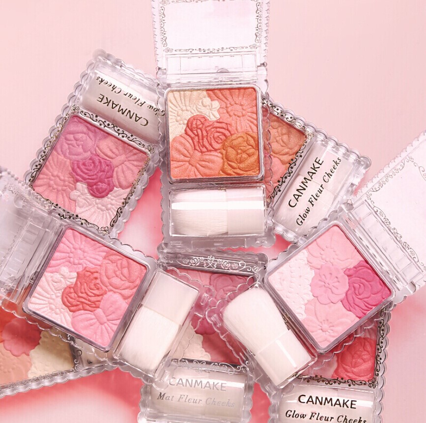 Má hồng Canmake Mat Fleur - Glow Fleur Cheeks