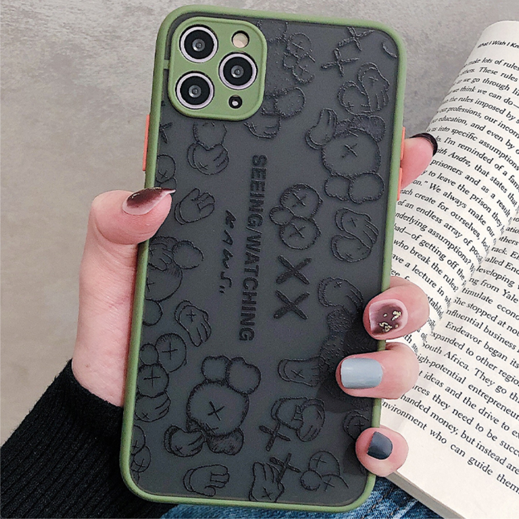 Ốp Lưng Nhám Chống Sock Va Đập Bảo Vệ Camera SEEING
