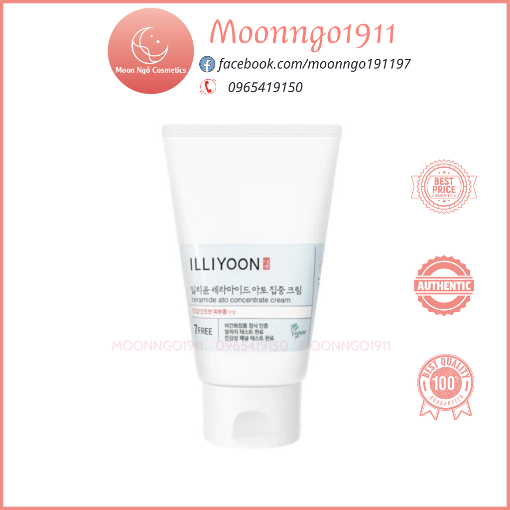 Kem dưỡng da illiyoon ceramide ato concentrate cream 150ml