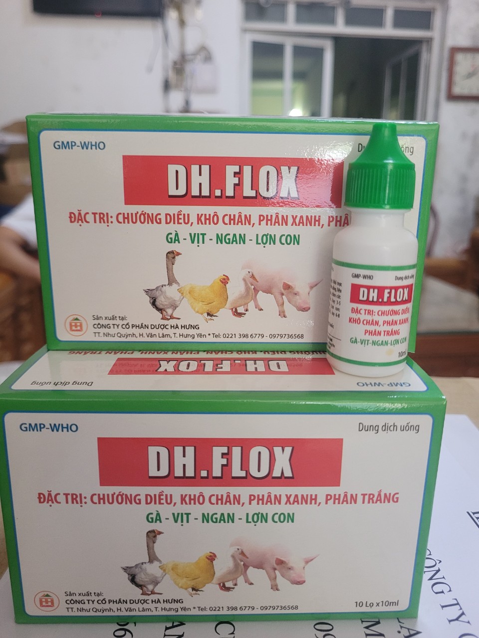 DH. Flox 10ml dùng trong thú y
