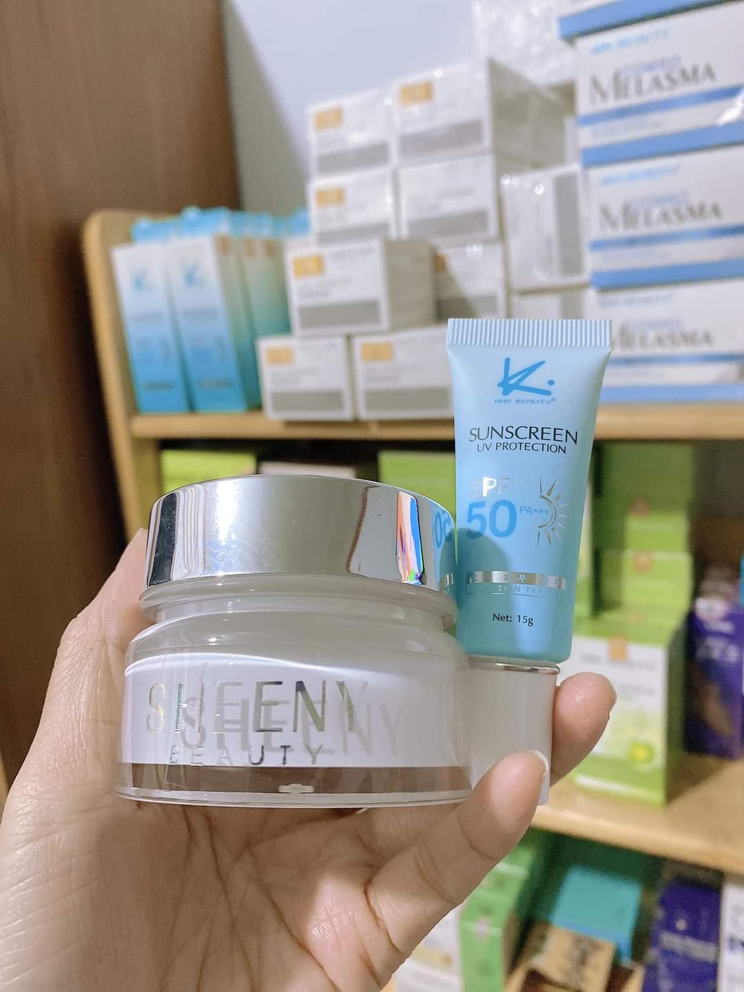 kem face dưỡng da sheeny