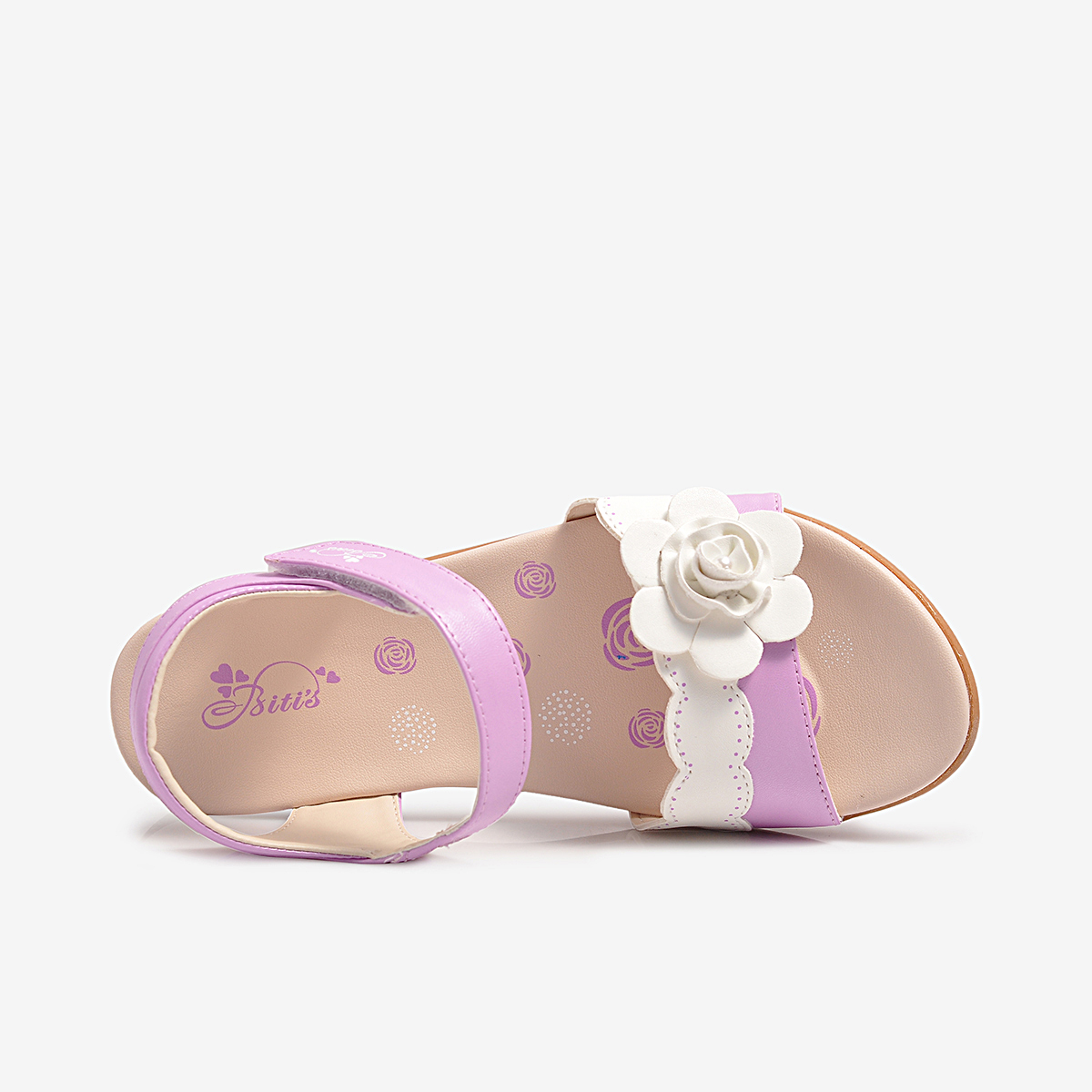 Sandal Si Cao Su Bé Gái Biti's DRG000800TIM (Tím)
