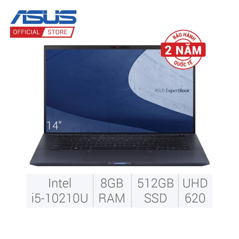 Laptop ASUS EXPERTBOOK B9450FA-BM0324T (i5-10210U/8GD3/512G-PCIE/TPM) 14inch - màu Đen
