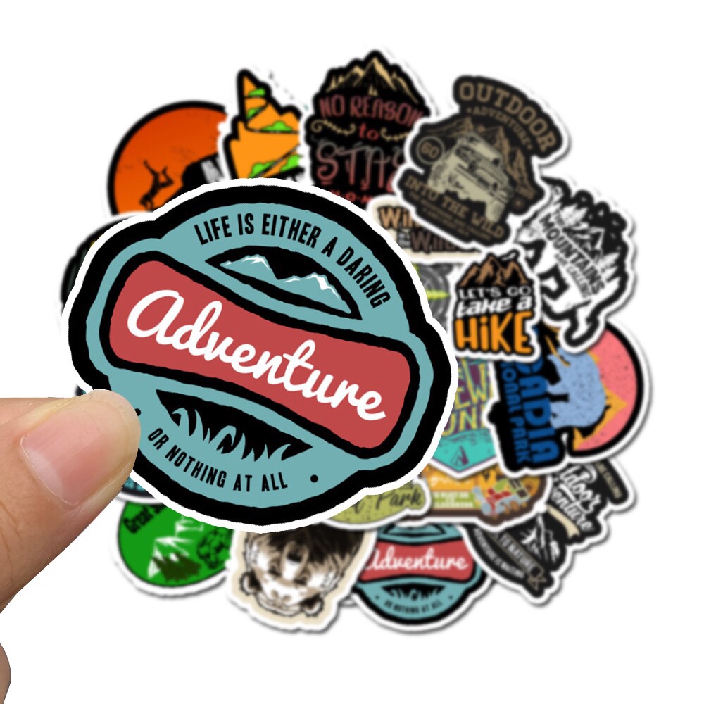 [HCM]Sticker hình dán phong cách đi phượt