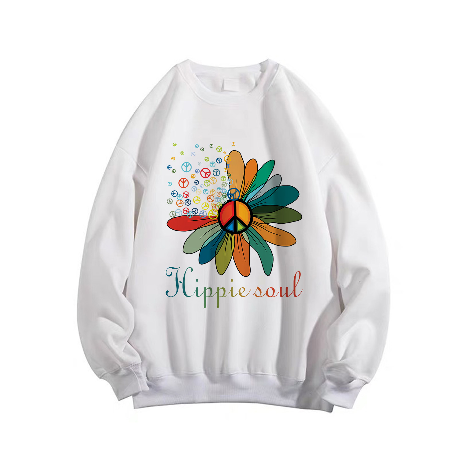 [Hoàn Tiền 15%] Áo Sweater UNISEX in hình hoa cúc - Lựa màu bạn thích