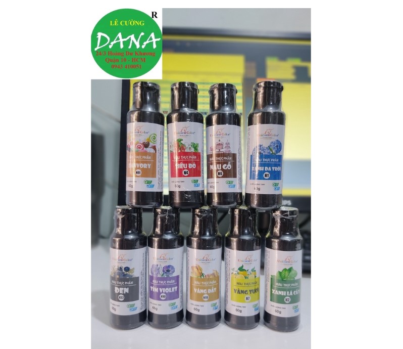 Màu thực phẩm siro unicorn 60g