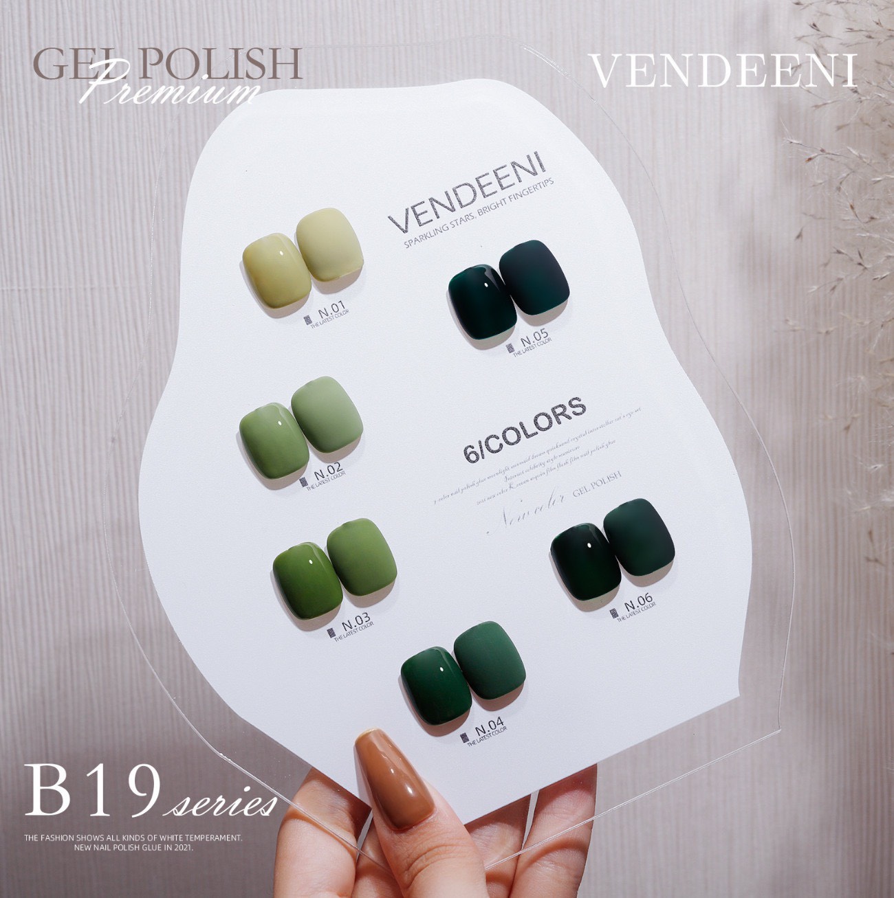 Sơn gel vendeeni chai đỏ 15ml - mã b19