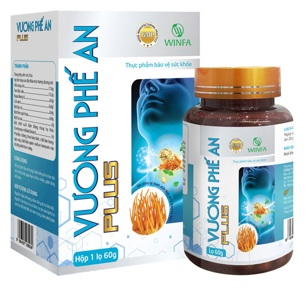 Vương Phế An Plus Hộp 1 lọ 60g - Hỗ trợ giảm đau rát họng, khàn tiếng do ho kéo dài
