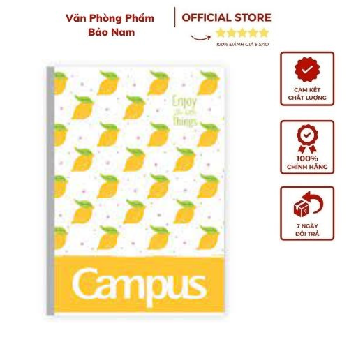 Vở Enjon Campus 120Trang - kích thước 179x 252mm Chất lượng