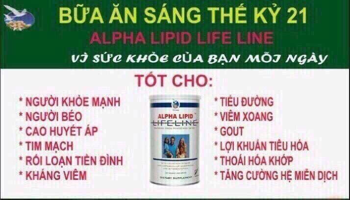 [Chính hãng cạo mã code] Sữa non Alpha Lipid Lifeline (New Zealand) - 450gr/hộp