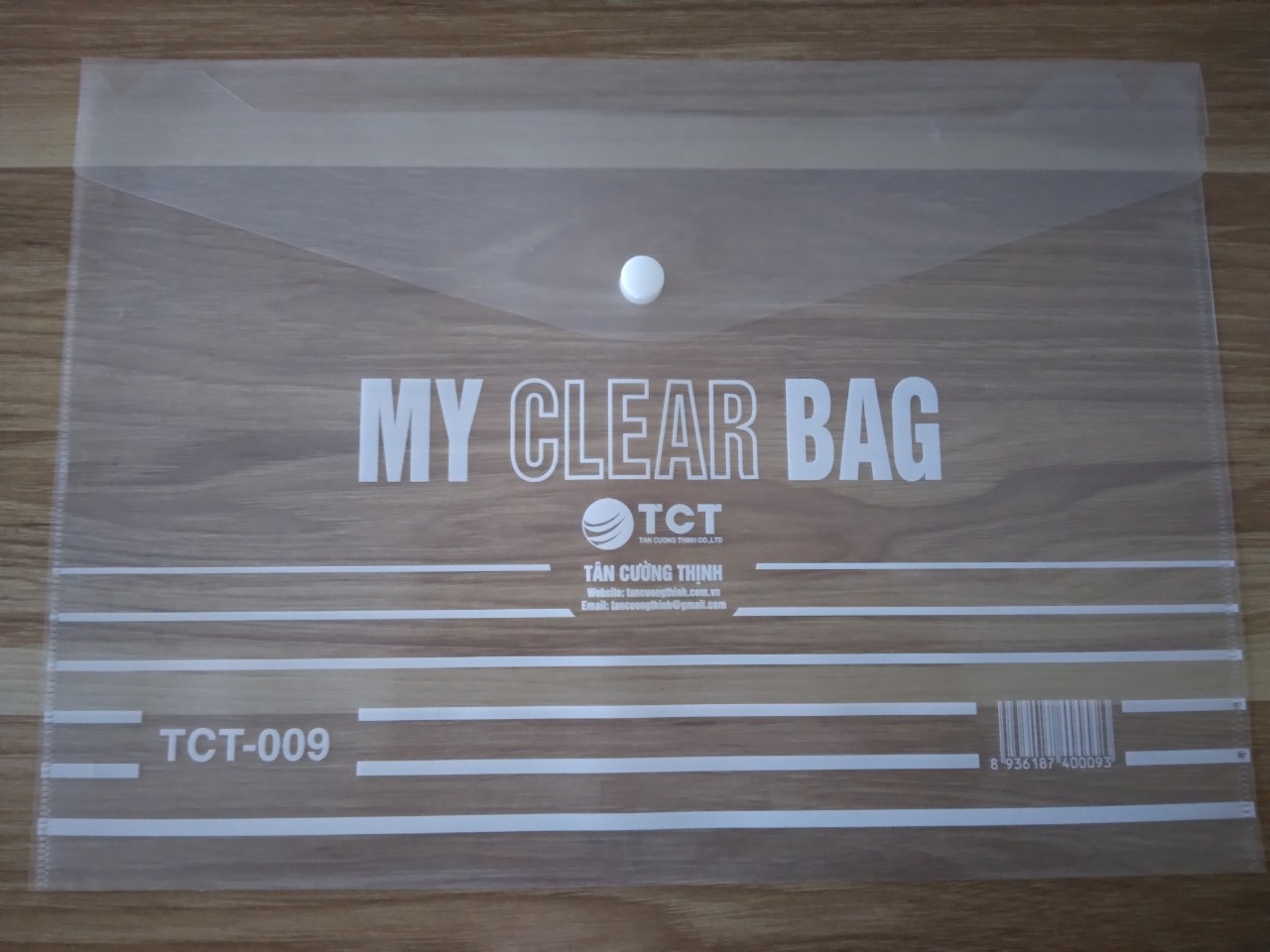 [SIÊU RẺ] Tập 20 túi clear bag khổ A4 TCT009 mỏng dai