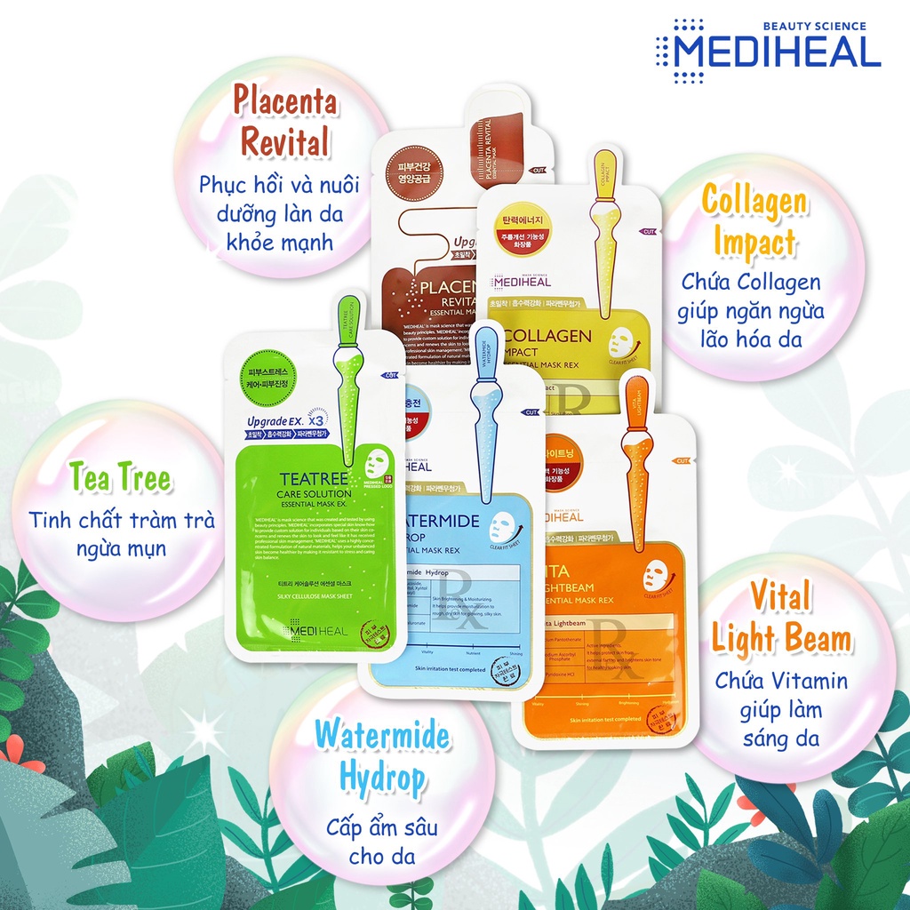 Mặt Nạ Giấy Dưỡng Da Mediheal Essential Mask Ex 25ml