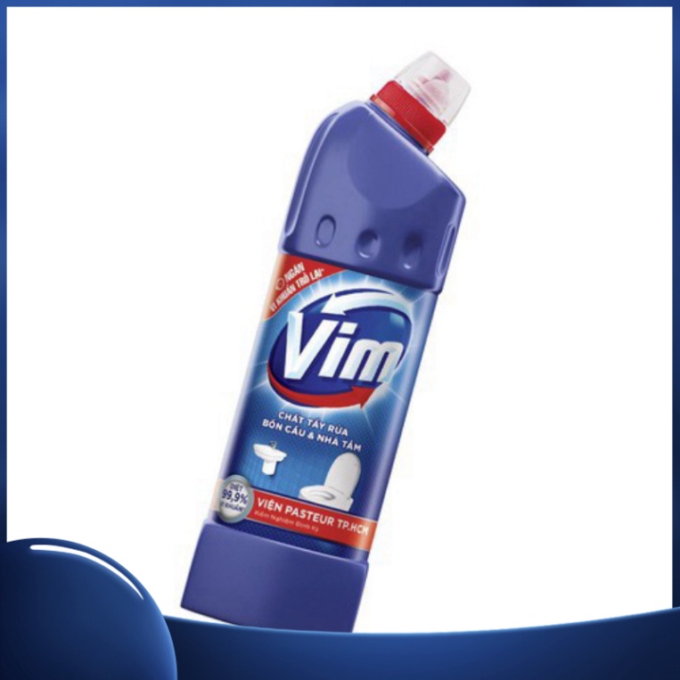 Nước tẩy bồn cầu Vim diệt khuẩn 880ml