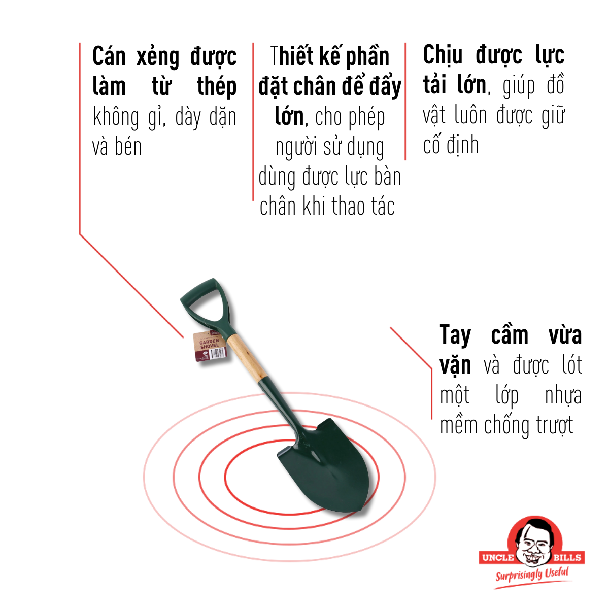 Xẻng làm vườn UBL OT0501