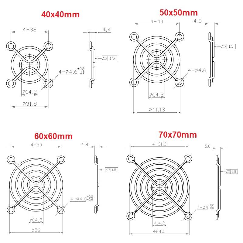 Lưới Bảo Vệ Quạt Tản Nhiệt 6x6Cm
