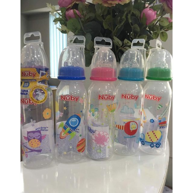 Bình Sữa Nuby cổ hẹp 250ml Cho Bé