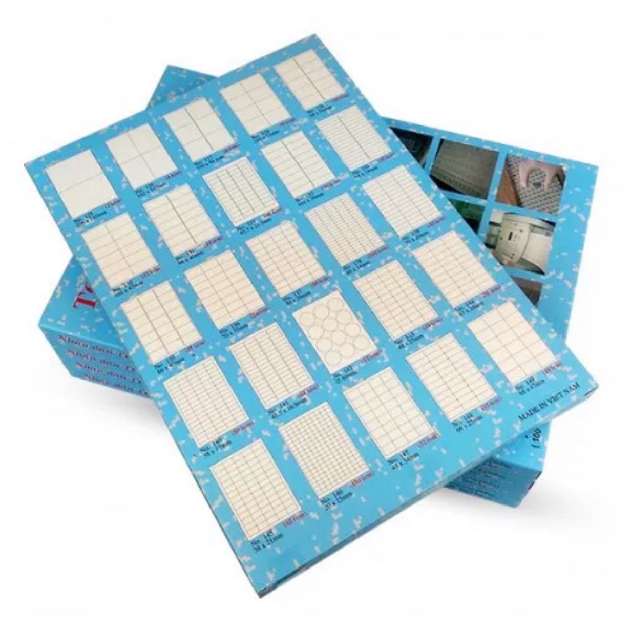 Xấp 20 tờ giấy decal A4 Tomy 145 in mã vạch Mincode, Barcode, QR code, in mã sản phẩm
