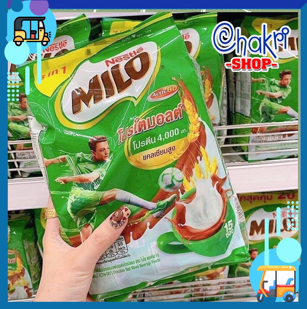 Sữa lúa mạch Nestlé Milo Thái Lan (bịch 15 gói hoặc 30 gói)