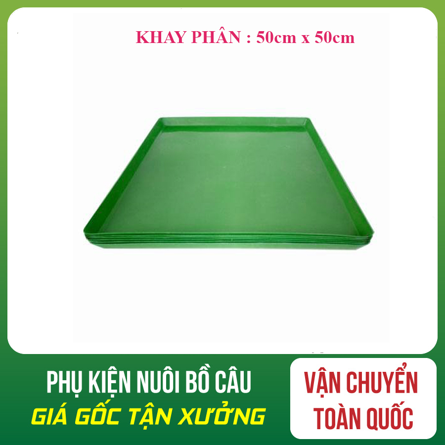 [HOÀN TIỀN 10%]COMBO 6 MÁNG HỨNG PHÂN CHIM, KHAY ĐỰNG PHÂN GÀ, KHAY HỨNG PHÂN CHIM BỒ CÂU, KÍCH THƯỚC 50X50CM
