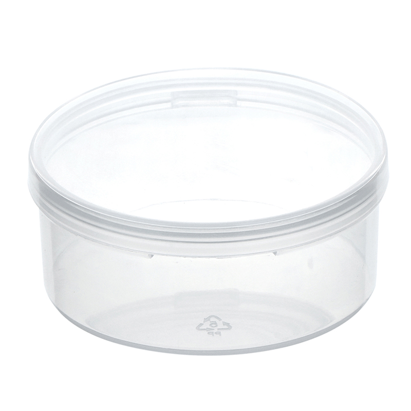 xuyongming Round Clear Plastic Containers Beads Crafts Jewelry Display Storage Boxes Case