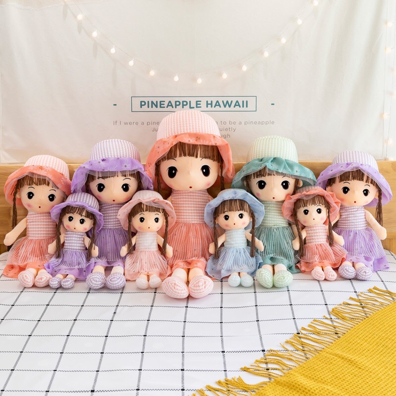 Búp bê mũ dứa cao cấp size 45cm và 60cm
