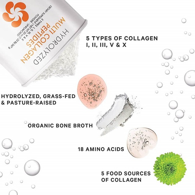 Bột Multi Collagen Peptides Codeage Giúp Trẻ Hóa Toàn Diện 567g Chính Hãng