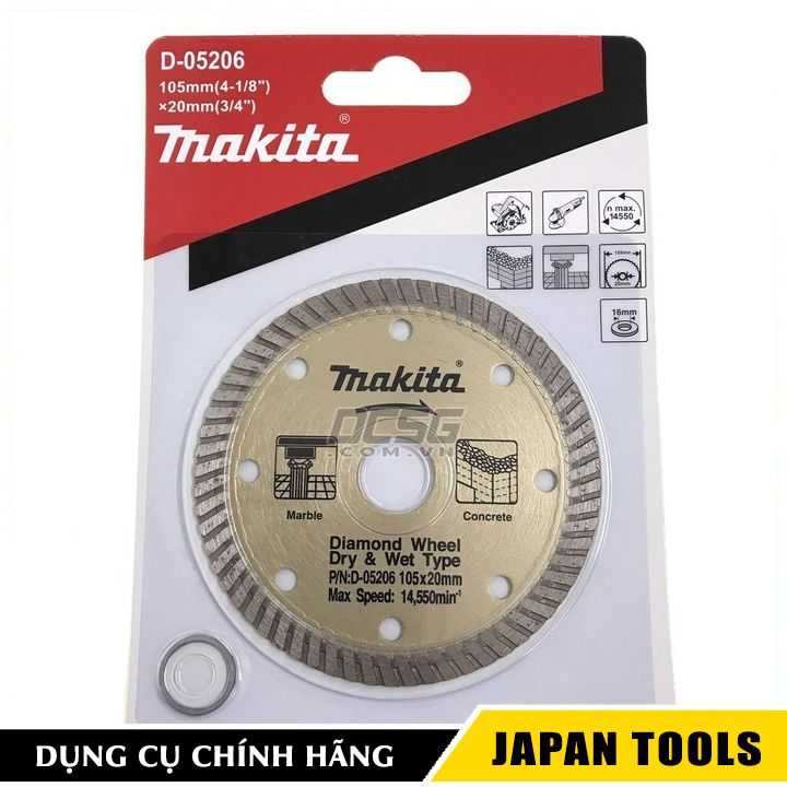 Lưỡi cắt gạch đa năng 105x20mm Makita D-05206 | Japan Tools