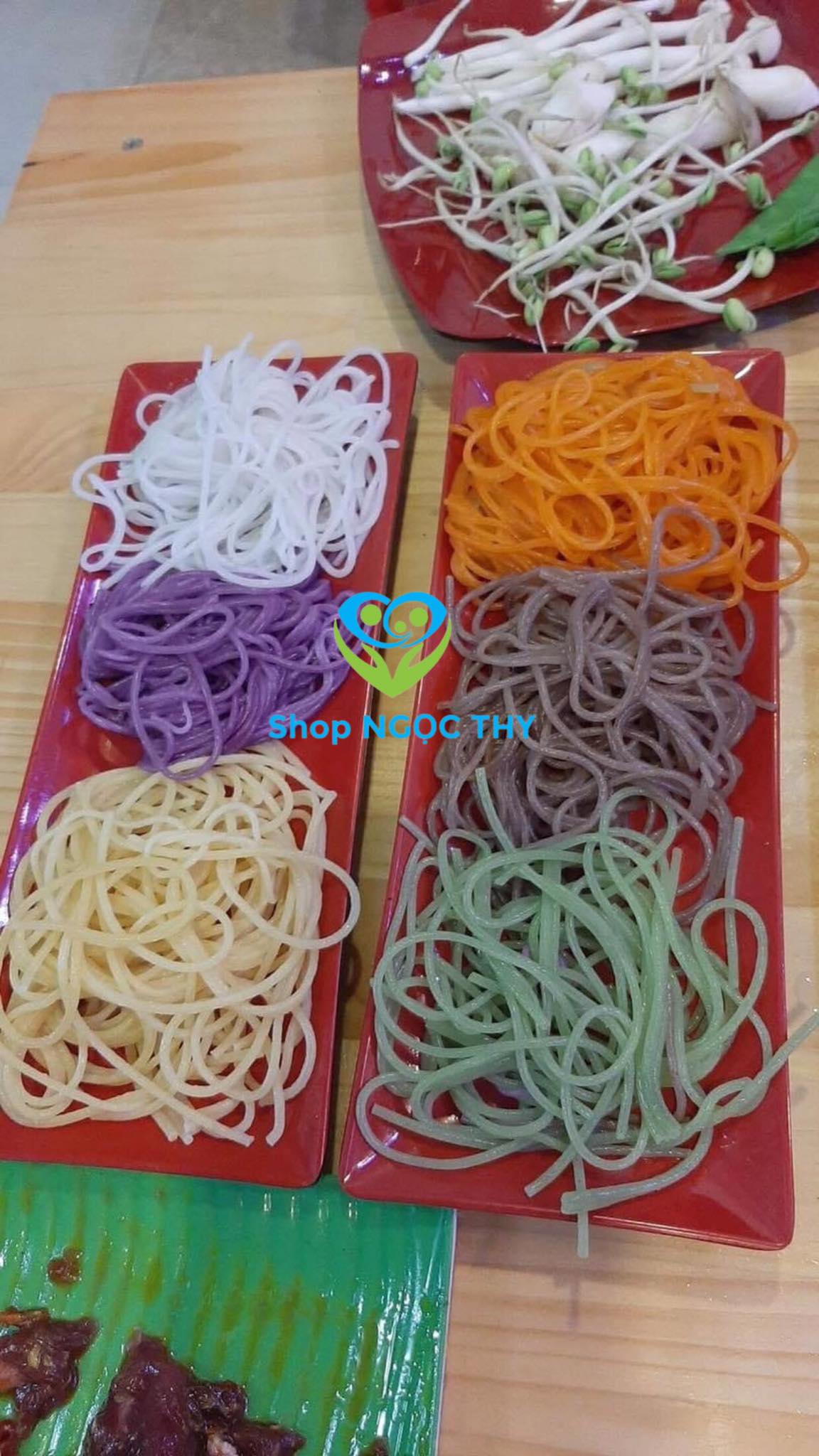 Bún phở khô gạo lứt ngũ sắc Cao Bằng gói 500gr