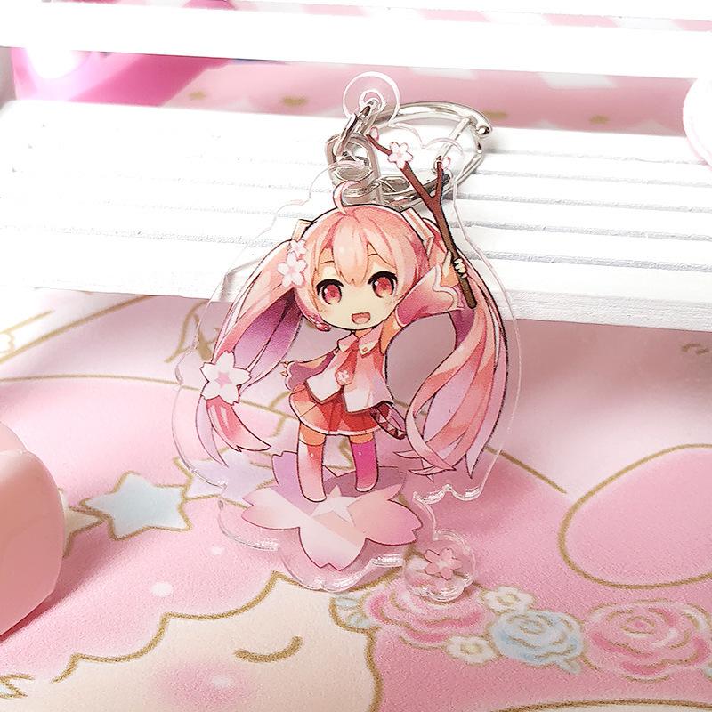 [7-11/12 VOUCHER 8%][thanh lý bán lỗ] Móc khóa Anime mica - Miku [AAM] [PGN18]