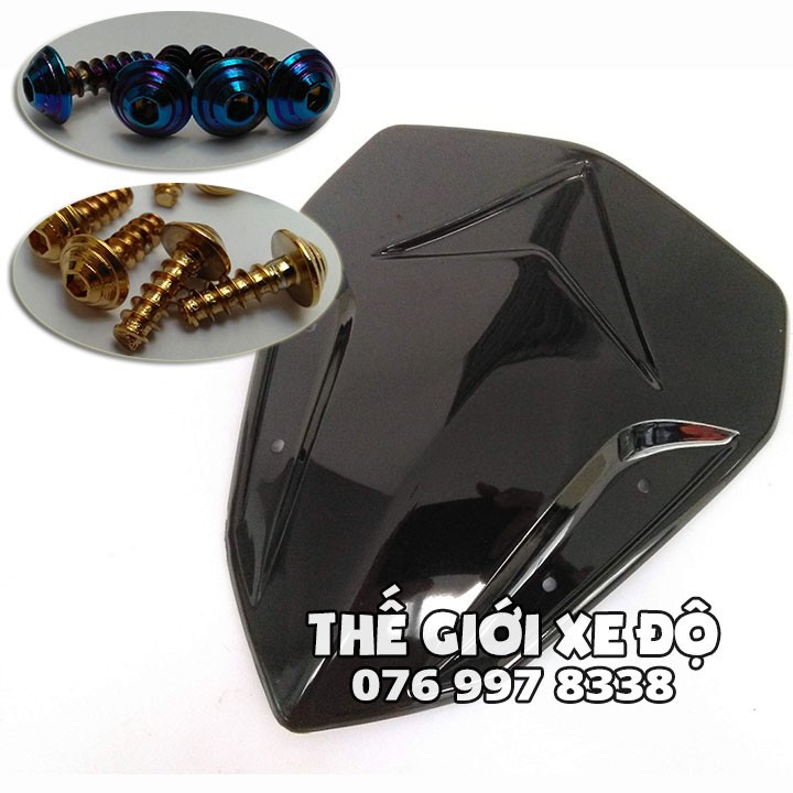 Nvx crown set with 4 screws, Exciter, winner, nvx... Nvx head cover windshield