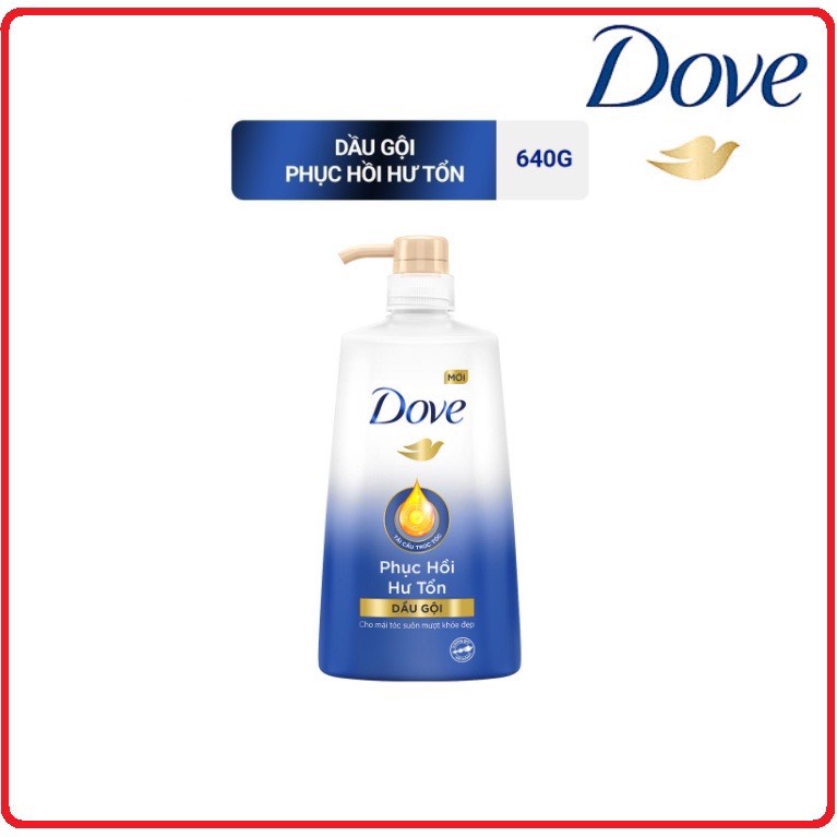 Dầu Gội,Xả Dove 640g