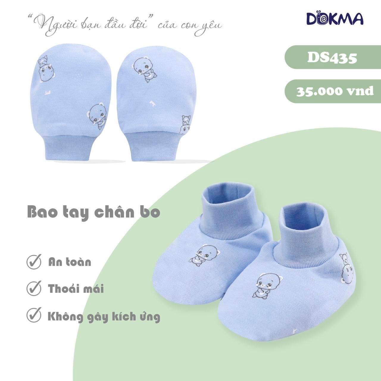 Bao tay chân bo Dokma DS435