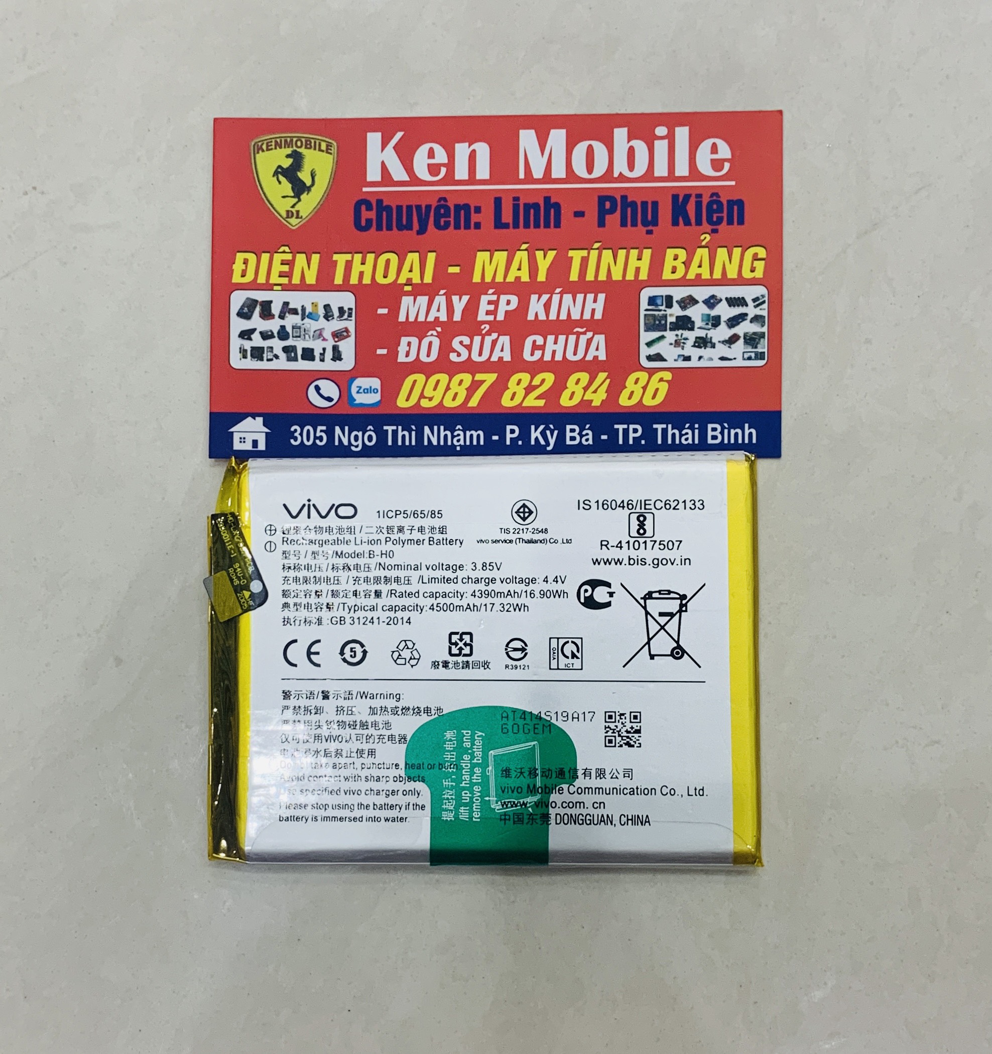 Pin zin vivo b-h0 dùng cho vivo s1 / y7s