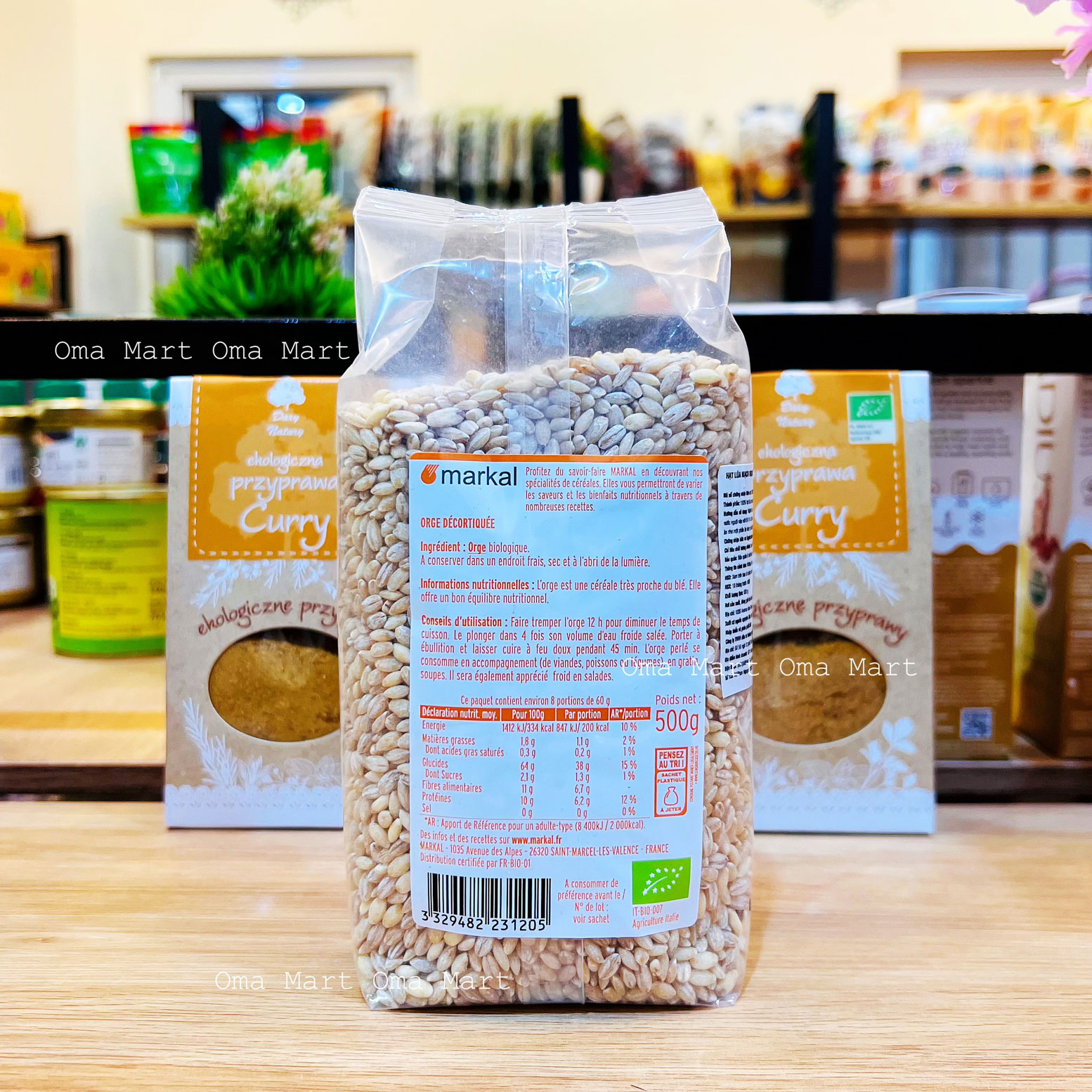 Ý dĩ (lúa mạch ngọc trai) hữu cơ Markal 500g