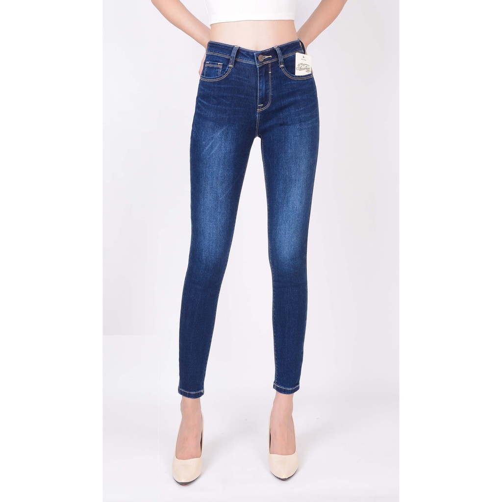 Quần jean nữ ống bó skinny đẹp lưng cao cạp cao trơn hàng hiệu cao cấp mã 400 VANIZEN sản phẩm tốt với chất lượng độ bền cao và được cam kết sản phẩm y như hình
