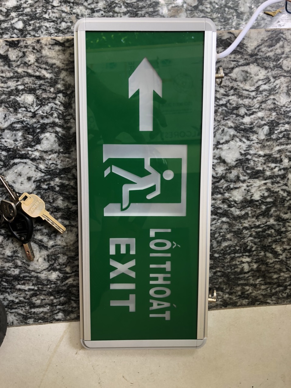 Đèn Led EXIT Đèn Thoát Hiểm 1 mặt Và 2 Mặt- Rẽ Trái,Phả