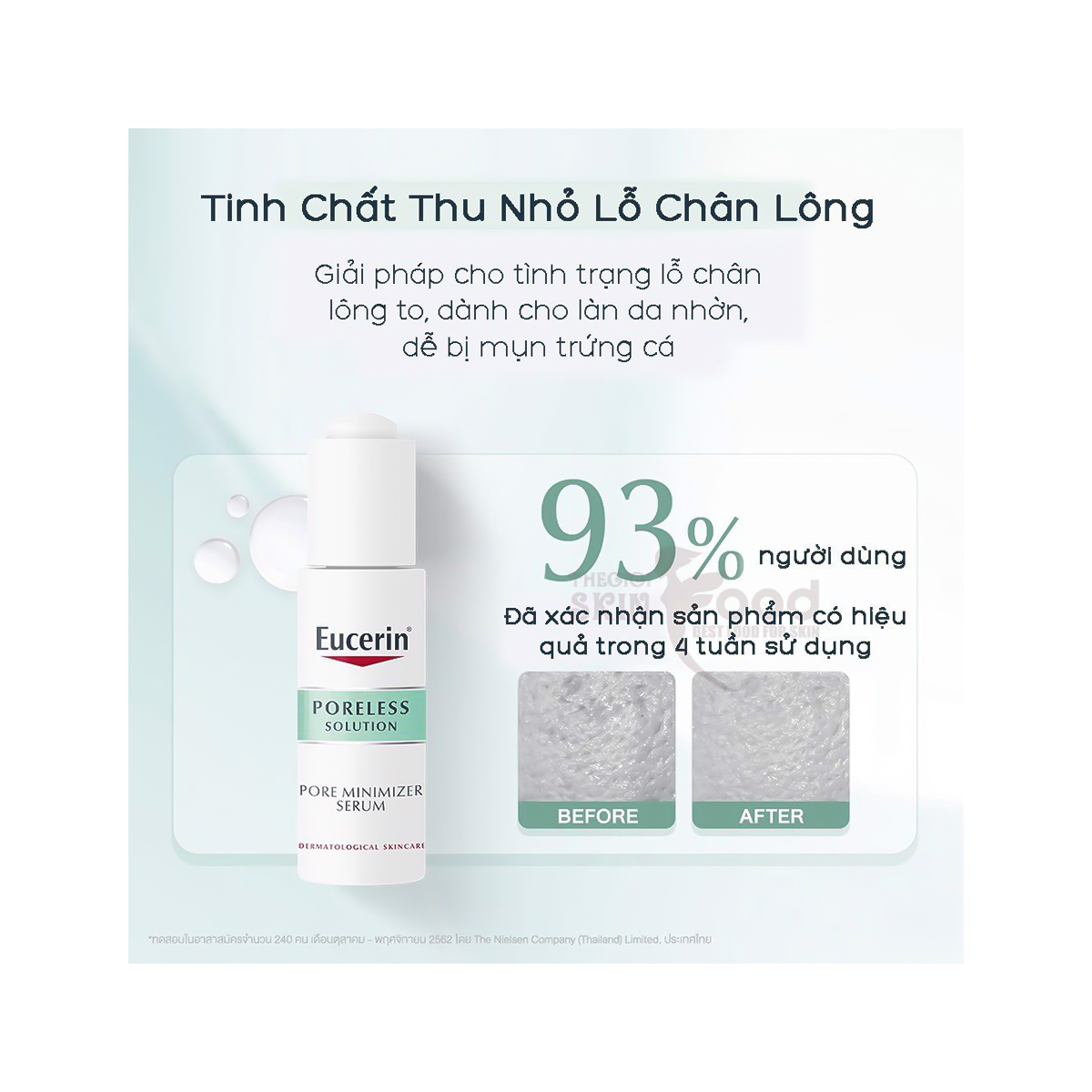 [GIẢM 20K ĐƠN 399K] Tinh Chất Thu Nhỏ Lỗ Chân Lông Eucerin Poreless Solution Pore Minimizer Serum 30ml