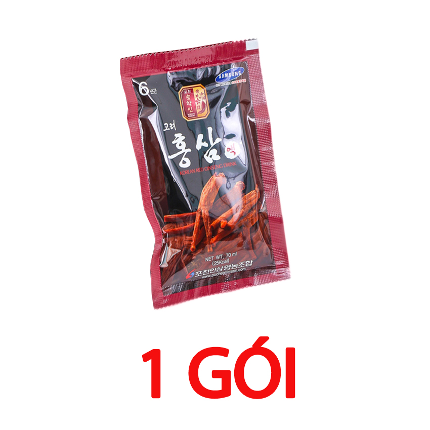 Nước sâm Pocheon Hàn Quốc 1 gói dùng thử - Hồng Sâm Maximas