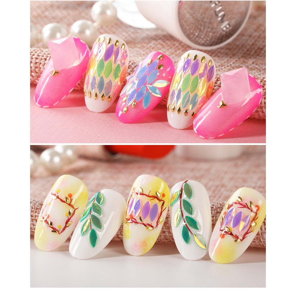 Set phụ kiện hạt gạo trang trí móng