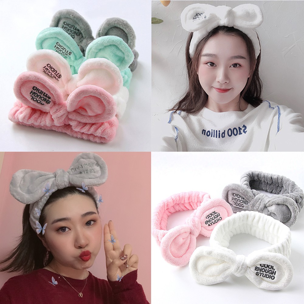 [HCM]Băng Đô Nơ Cool Tai Thỏ Dày Dặn