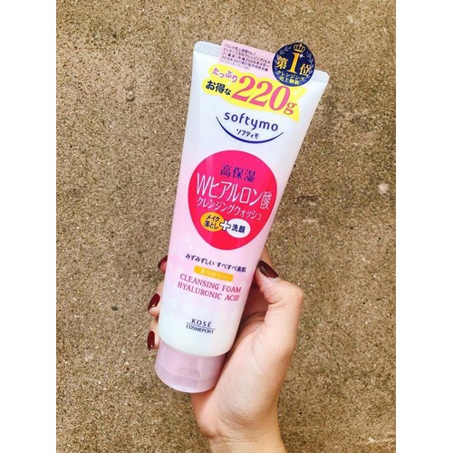 Sữa rửa mặt Kose Softymo nội địa Nhật Bản 220g