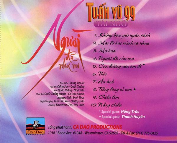 Bộ 6 đĩa cd nhạc Tuấn Vũ 4