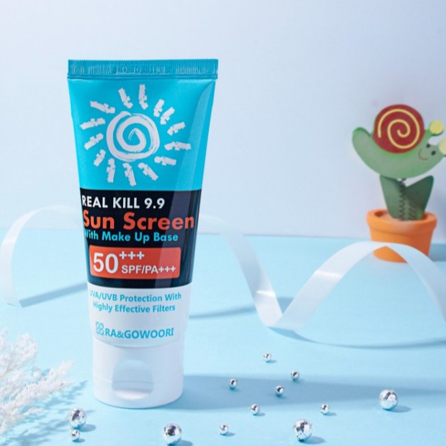 Kem Chống Nắng Ra&Gowoori Real Kill 9.9 Sun Screen With Make Up Base SPF50+ 80ml