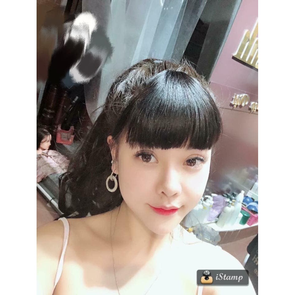 Mái ngố tóc thật dệt tay 100% | Hình thật + video thật